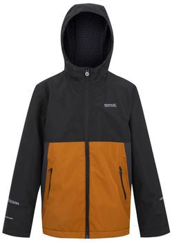Regatta Hillain warme gefütterte wasserdichte Jacke für Kinder Orange (RKP321_ZU9)