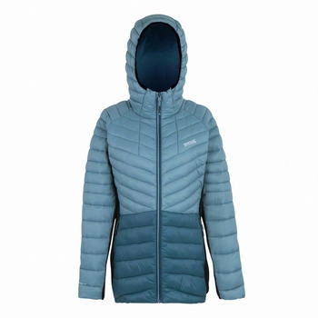 Regatta Women's Hooded Leedre Hybrid Jacket Grün (RWN398_0DW)