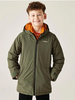 Regatta Farbank II wasserdichte Jacke für Kinder Grün (RKP314_ZII)