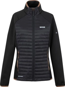 Regatta Clumber Hybridjacke für Damen Schwarz (RWN404_ZM5)