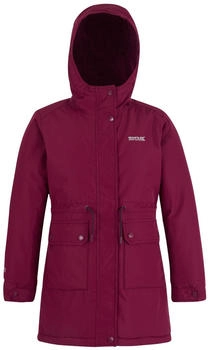 Regatta Junior Valenta wasserdichte Jacke für Kinder Burgund (RKP315_ZW1)