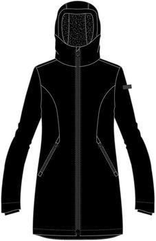 CMP Woman Parka FIX Hood nero (35A3756)