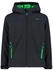 CMP KID Jacket FIX Hood antracite-deep mint (3A00094)