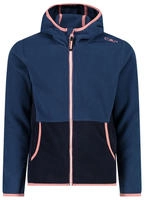 CMP KID G Fleece Jacket FIX Hood blue ink (M928) 104