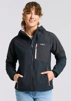 CMP 35Z2826-48UU-40, CMP Woman Jacket FIX Hood nero-antracite (48UU) 40 Damen