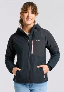 CMP Woman Jacket FIX Hood nero-antracite (35Z2826)