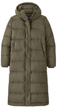 Patagonia Women's Silent Down Long Parka (27945) basin green