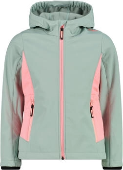 CMP Girl Softshell Fix Hood Jacket (3A29385N) jade/lotus