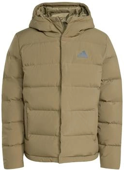 Adidas Helionic CLIMAWARM Daunenjacke mit Kapuze Olive Strata (JX0580)