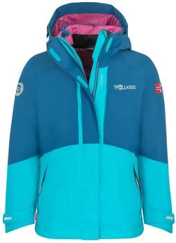 Trollkids Skanden 3in1 Jacke blau t&uuml;rkis