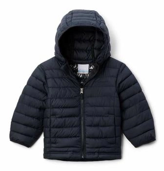 Columbia Powder Lite II Hooded Jacket schwarz 010