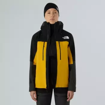 The North Face Summit Mountain GTX Pro Jacke gelb schwarz