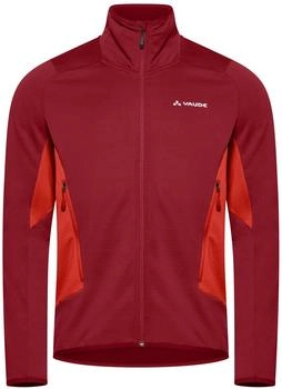 VAUDE Monviso Fleece II Jacke rot schwarz