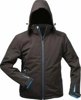 Wintersoftshelljacke Uranos Gr.XL schwarz/blau ELYSEE
