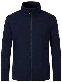 Blue Wave Nis Fleecejacke in Strickoptik mit Stehkragen (1128) marine