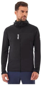 Millet Fusion Grid Hoodie Fleecejacke schwarz