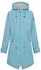Derbe Island Friese Damen Softshell Mantel milky blue/cobblestone