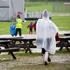 Relaxdays Einweg Regenponcho rot