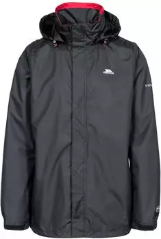 Trespass Edmont II Wasserdichte Jacke mit Unterarmbelüftung schwarz