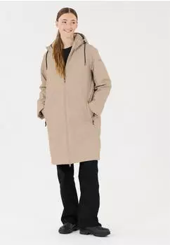 Weather Report Heaten Outdoorjacke mit wasserabweisender Eigenschaft beige