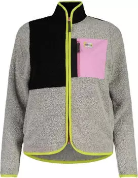 Maloja VallettaM Mountain Fleece Wolljacke grau
