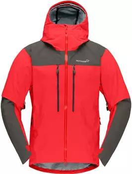 Norr&oslash;na Trollveggen Gore-Tex Pro Light Jacke rot