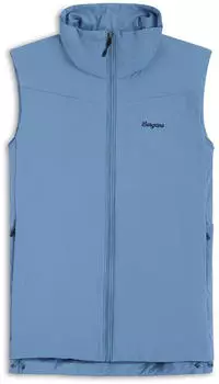 Bergans Hareid Fleece Jacke ohne Kapuze (3029) blau