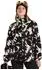 Roxy Alabama Full Zip Otlr W true black big flower