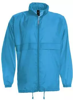 B&C Sirocco Windbreaker zusammenrollbar wasserabweisend (JU800) atoll