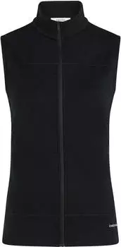 Icebreaker Descender Weste RealFleece Merino Blend 300 (IB0A57D2001) schwarz