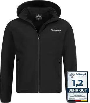Kirkjub&oslash;ur Hestur Softshell Jacke (KJ-53) schwarz