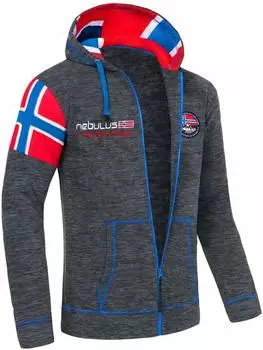 Nebulus Burner Softshelljacke schwarz-melier