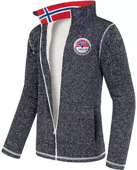 Nebulus Fallou Fleecejacke mit Full-Zip navy melange