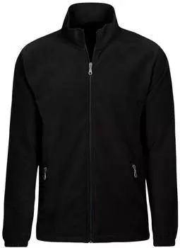 Trigema Classic Fit Fleecejacke (400443) schwarz