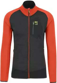 KARPOS Odle Fleece Sweatshirt (2500491-024) black sand/spicy orange
