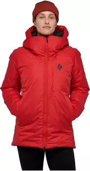 Black Diamond Belay Parka coral red