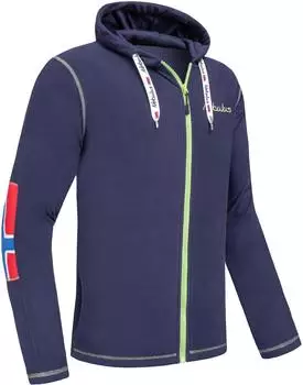 Nebulus Nordast Fleecejacke navy-lime