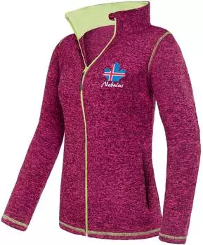 Nebulus Tanna Fleecejacke mit Full-Zip fuchsia-lime
