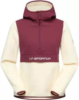 La Sportiva Guidance Sherpa Hoodie chalk-redwood