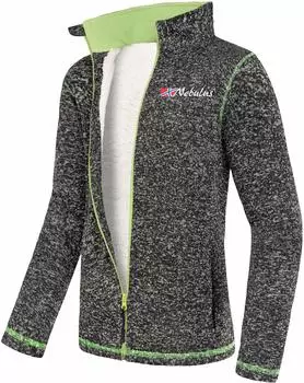 Nebulus Onega Fleecejacke mit Full-Zip schwarz