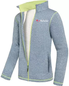 Nebulus Onega Fleecejacke mit Reißverschluss blue net