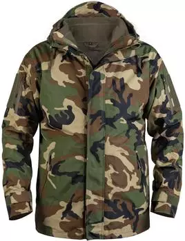 Mil Tec Warme Regenjacke Unisex wasserdicht (10616020) tarnung/woodland