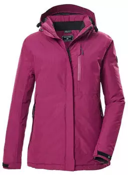 Killtec KOW 225 WMN JCKT Atmungsaktive wind- und wasserdichte Funktionsjacke mit abnehmbarer Kapuze (3152929) rose
