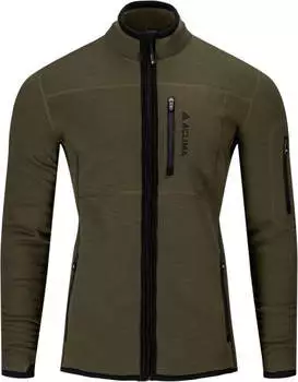 Aclima FleeceWool V2 Jacke tarmac/oliv/grün
