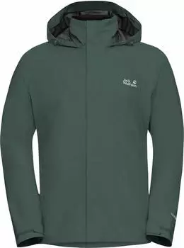 Jack Wolfskin Trailtime 2L Jacket Men Wasserdichte Regenjacke mit Kapuze Herren green sago palm (A63903_E0271)
