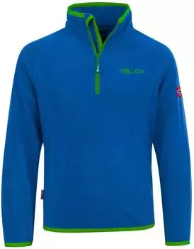Trollkids Nordland Outdoor Funktionsshirt medium blue/green