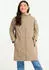 Jack Wolfskin Onera 2L Coat Women Wasserdichter Regenmantel mit Kapuze Damen beige oat (A65749_A0083)