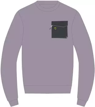 KARPOS Mesdi Crewneck Fleece (2532101) lavender/woodl.gray