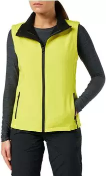 Result Bedruckbare Softshell-Bodywarmer mit recyceltem Fleece-Innenfutter (R232F) gelb/schwarz