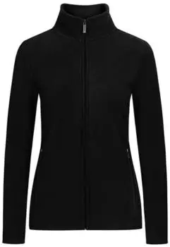 Promodoro Double Fleece Jacke mit verdecktem Reißverschluss (7965) schwarz